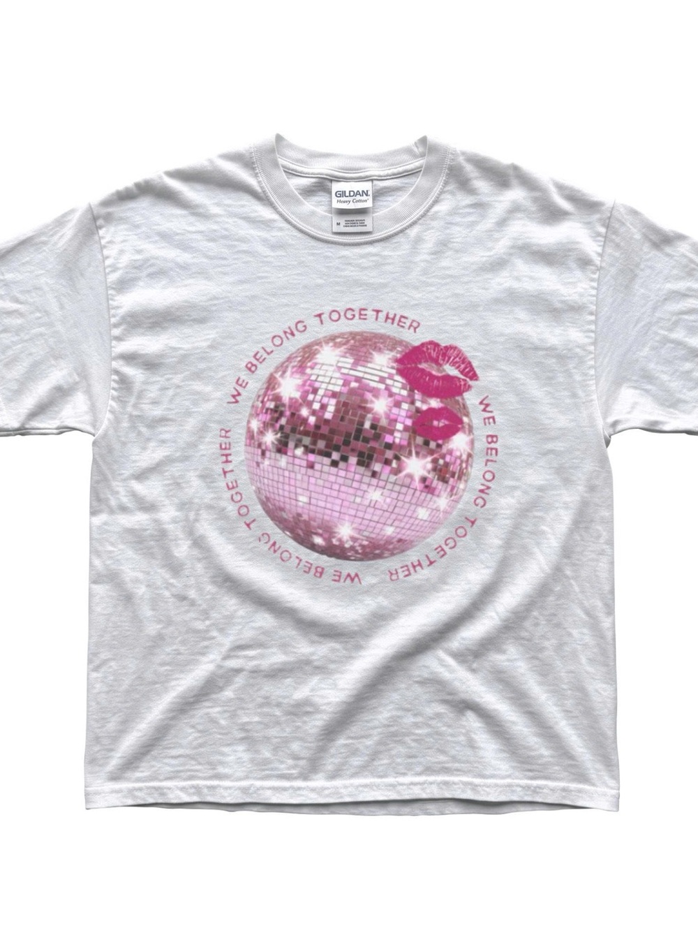 Gildan White Harry Styles Inspired We Belong Together Tee